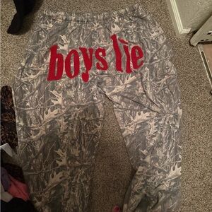 Boys lie camo pants
